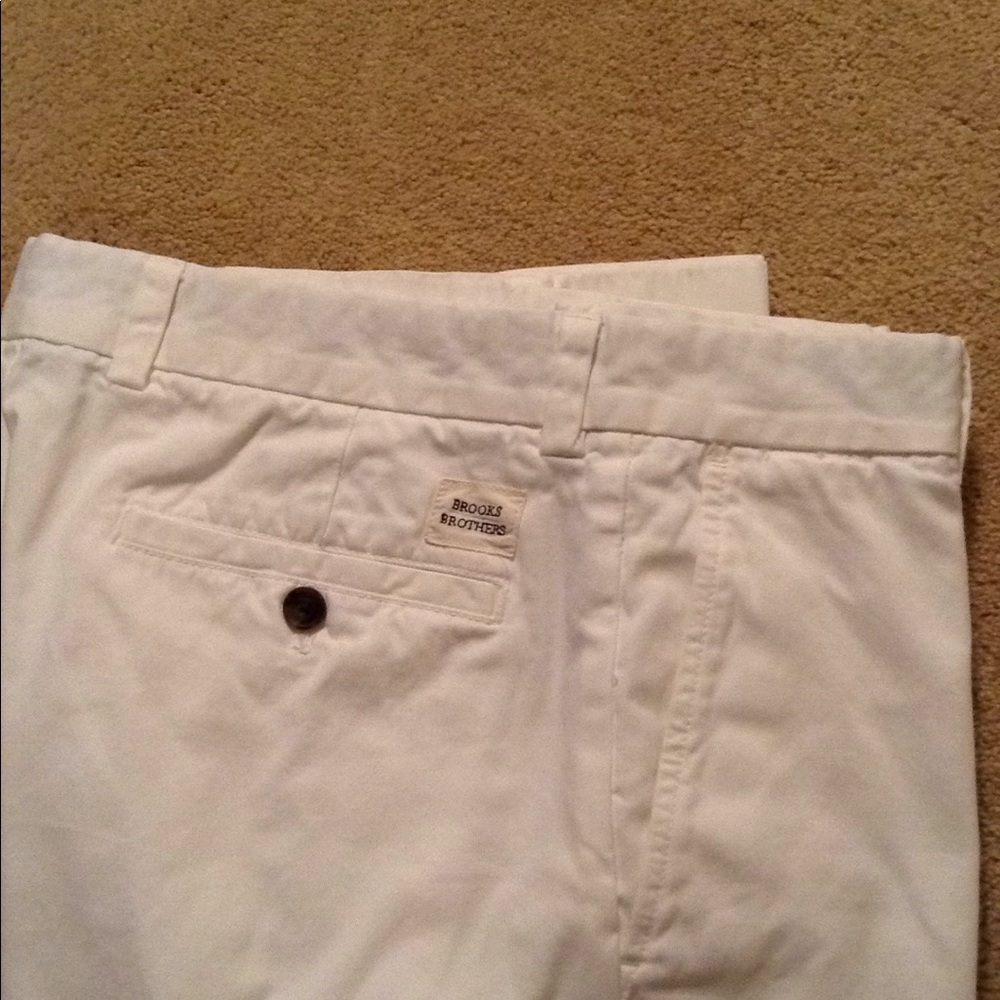Brooks brothers white men's chinos